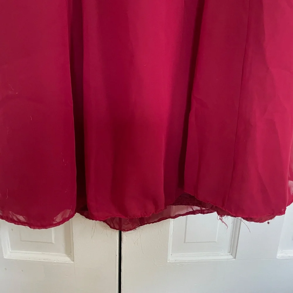 Azazie Red Maxi Dress - Picture 4 of 5